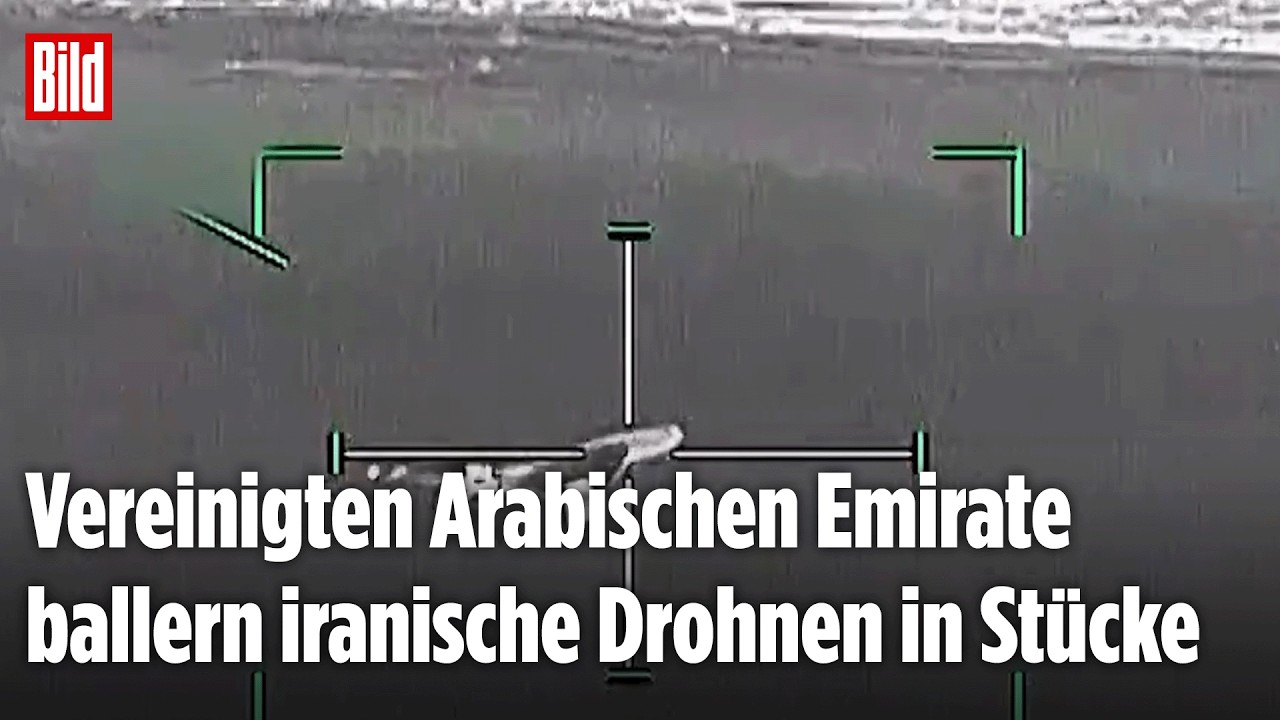 IRAN-DROHNEN IM VISIER: Emirate zeigen spektakulären Abschuss über dem Persischen Golf