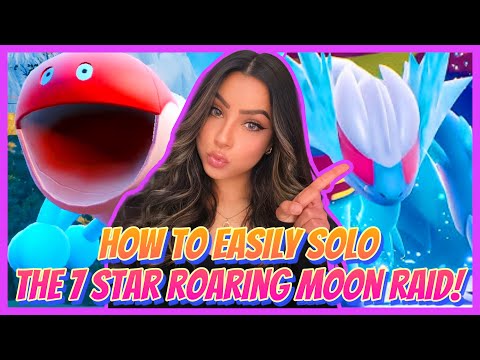 How To EASILY SOLO The 7 Star Roaring Moon Raid! | Pokemon Scarlet & Violet