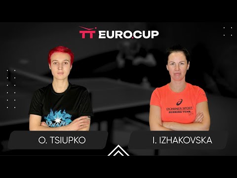 07:00 Olеksandra Tsiupko - Inha Izhakovska 10.05.2025 TT Euro.Cup Women Ukraine Star. TABLE 4