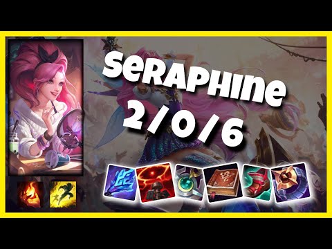 Seraphine Support 11.3 Challenger Gameplay Replay - S11 (2/0/6) - OCE