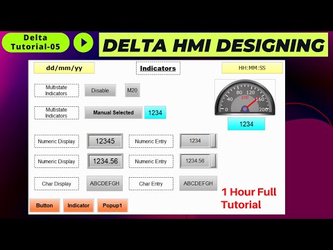 Delta Hmi Touch Panel DOP-107CV