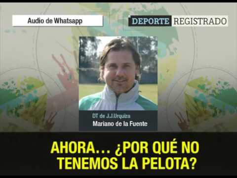 AUDIO DE WHATSAPP DT ENOJADO (J.J URQUIZA)