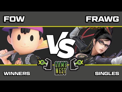 Game Nest Smash It Up: FOW (Ness) vs Frawg (Bayonetta/Donkey Kong) - Winners Round 3