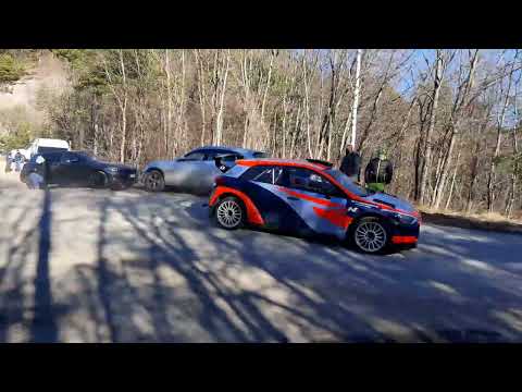 test  pre montecarlo 2022 mauro miele skoda fabia rally2 -Alessandro gino  hyundai i20 r5 |by fil-g