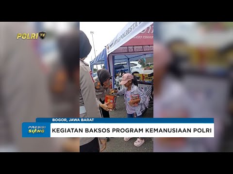 SATLANTAS POLRESTA BOGOR KOTA BAGIKAN PAKET MAKANAN DI TERMINAL BARANANGSIANG