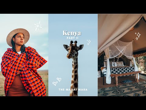 KENYA 2022 TRAVEL VLOG | THE MASAI MARA, EMBOO RIVER LODGE, KENYA'S ONLY LUXURY ECO SAFARI