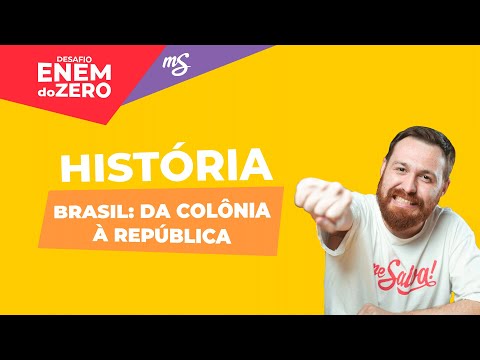 AO VIVO | História - ENEM 2020 | Brasil: da Colônia à República | Desafio ENEM do ZER0 | Me Salva!
