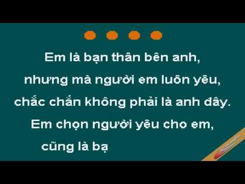 Tình Yêu Thầm Kín - Karaoke - Nguyên Vũ  | CaoCuongpro | Phan Huy