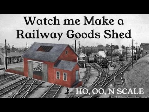 Scale Model Railway Goods Depot Shed |🚂