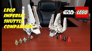 LEGO Star Wars Imperial Shuttle 7166 2001 & 75094 2015 Comparison...