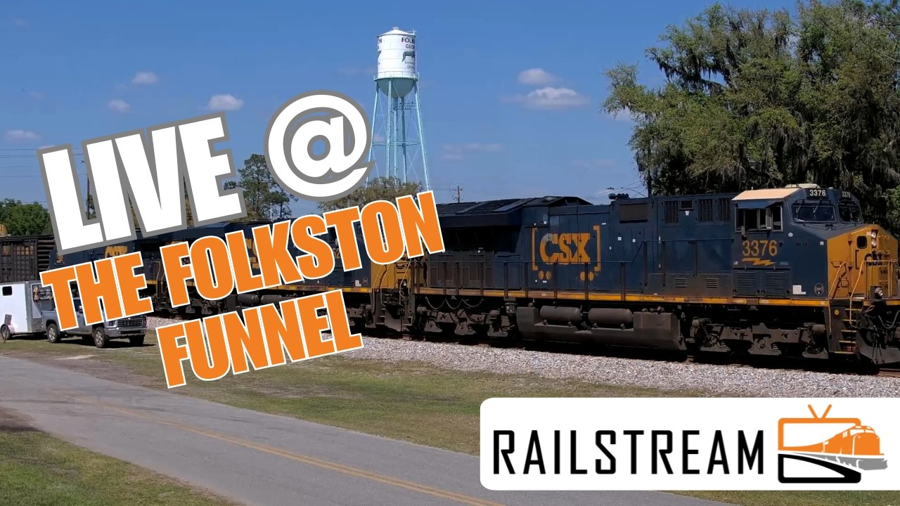Live webcam view of Folkston Funnel Railfan Cam