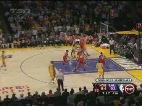 Pau Gasol vs Rockets Play-Off R2-G2(6-5-2009)