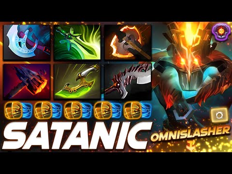Satanic Juggernaut OMNISLASHER - Dota 2 Pro Gameplay [Watch & Learn]