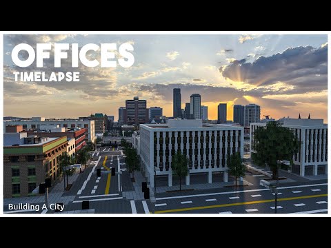 Building A City #74 (S2) // Offices // Minecraft Timelapse