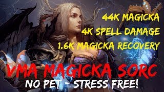 ESO | "Stress free" VMA Magicka Sorcerer - No pet (Clockwork City)