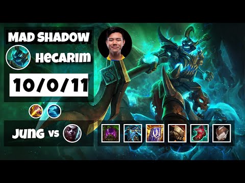 Shad0w Hecarim 11.6 S11 Jungle Challenger Replay (10/0/11) - EU
