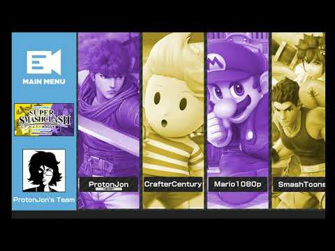 ProtonJon - Main Menu Super Smash Clash Ultimate Tournament