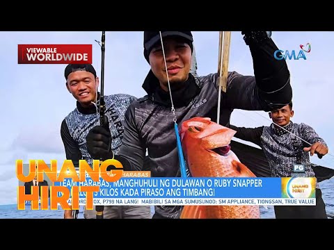 UH Foodie Star Isdang ruby snapper na halos limang kilo kada piraso, paano hinuhuli?! | Unang Hirit