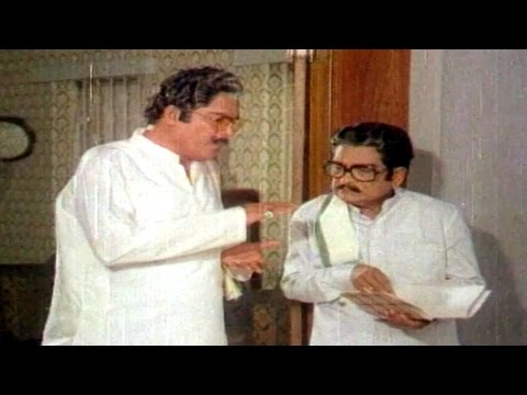 Praja Rajyam Movie || Rao Gopal Rao & Allu Ramalingaiah Best Comedy Scene || Krishna,Jayapradha