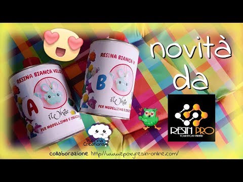 Resina iWHiTE che catalizza in 20 MiNUTi!!! SUPER NOVITà da ResinPro | PuccinaCreations