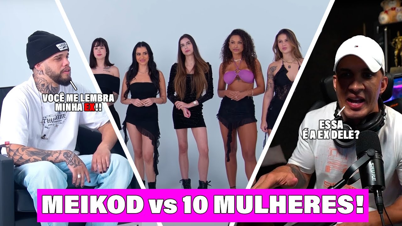 HUDSON AMORIM REAGINDO MEIKOD vs 10 MULHERES!