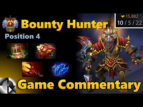 Bounty Hunter 4 Support - Immortal | Dota 2 7.29b