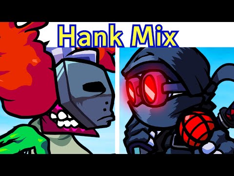 FNF Vs NEVADA 1 (TRICKY HANK MIX) Playable Hank//Madness Combat