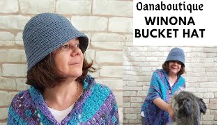 Crochet winona bucket hat