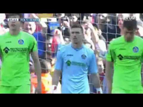 Barcelona 1 - Getafe 0 (Juan rodriguez 8')