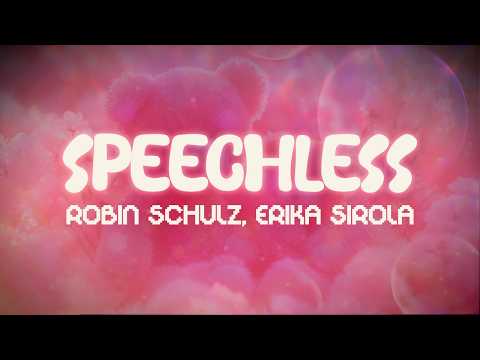robin schulz, erika sirola ✨ speechless ✨ ~ lyrics