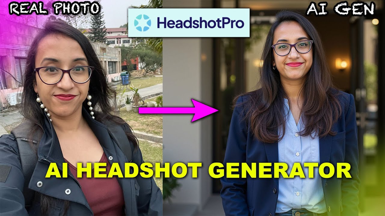 Best AI Headshot Generator? HeadshotPro Review &amp; Tutorial (Studio-Quality Headshots!) video thumbnail