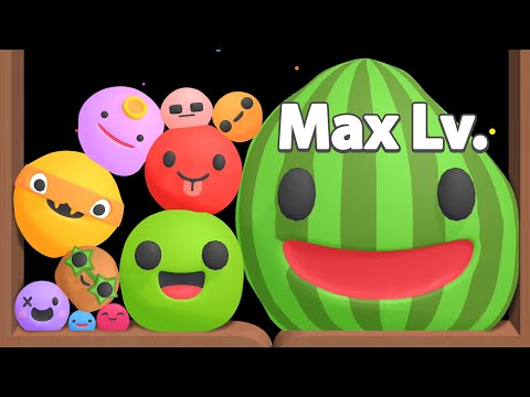 MELON SLIME HERO 🍉 Jelly 2048 Balls (Blob Merge 3D) Max Level