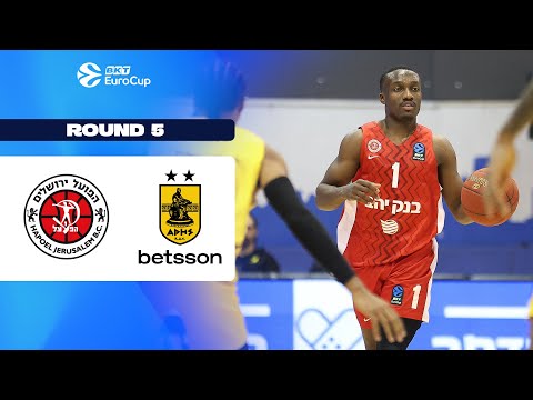 Hapoel Bank Yahav Jerusalem - Aris Thessaloniki Betsson | Round 5 | EuroCup Basketball 2025-26