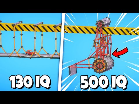 500 IQ bridges in Poly Bridge 3!