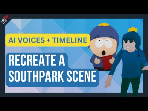 Using Timeline and AI Voices to Recreate a Scene from South Park
