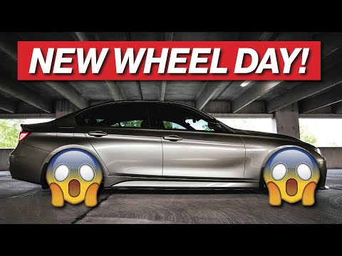 NEW WHEELS REVEALED! MY FAVORITE SET I'VE HAD ON THE BMW F30 SO FAR.