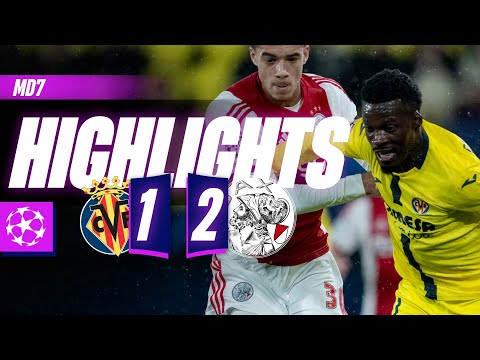 HIGHLIGHTS | VILLARREAL 1-2 AJAX | UEFA CHAMPIONS LEAGUE