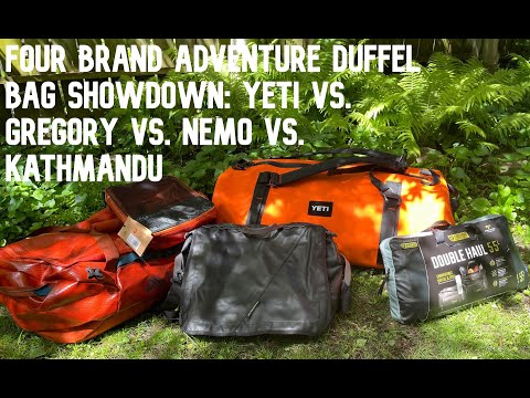 Adventure Duffel Showdown: Kathmandu Idris vs Nemo Double Haul vs Gregory Alpaca vs Yeti Panga
