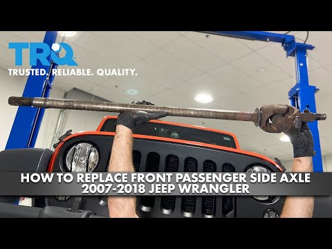 How to Replace Front Passenger Axle 2007-2018 Jeep Wrangler