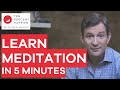Learn Meditation in 5 Minutes with Dan Harris