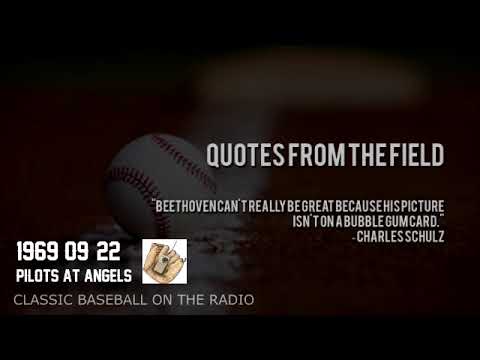 1969 09 22 Seattle Pilots at Angels Vintage Retro Baseball Radio