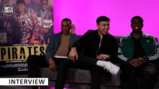 Pirates - Jordan Peters, Elliot Edusah & Reda Elazouar on Reggie Yates, first Premiere & brotherhood video