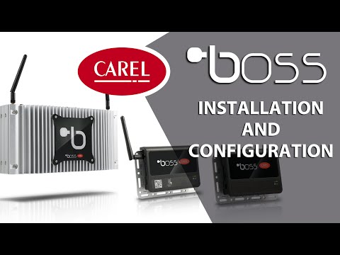 CAREL boss - First installation and configuration