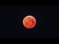January 2019 lunar eclipse time lapse. Entire event from start to moonset. 4K resolution.