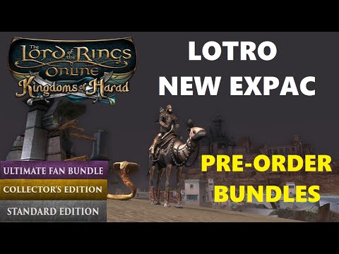 LOTRO: New Expansion Kingdoms of Harad | Pre-Order Bundles All Items Displayed