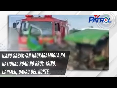 Ilang sasakyan nagkarambola sa national road ng Brgy. Ising, Carmen, Davao del Norte TV Patrol