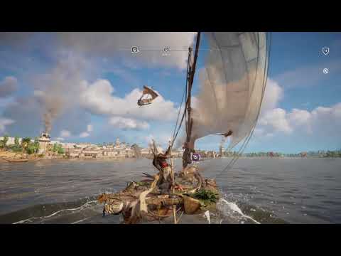 Assassin's Creed® Origins Boat Glitch Video