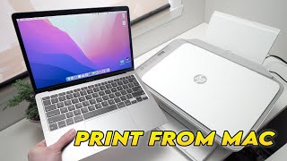 How to Setup HP Deskjet Printer With Mac Computer to Print & Scan over Wi-Fi