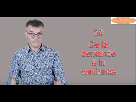 Demande et confiance sont proches et se renforcent mutuellement par la dynamique relationnelle lorsqu’elles sont bien sollicitées. Voyons comment la confiance, si importante dans nos vies est façonnée par la relation.