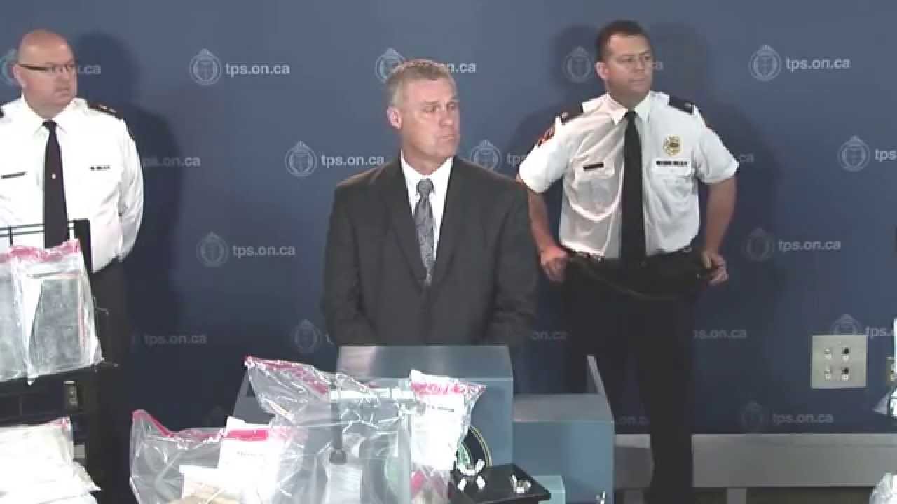 Acting Chief Jim Ramer updates the media on Project Pharaoh